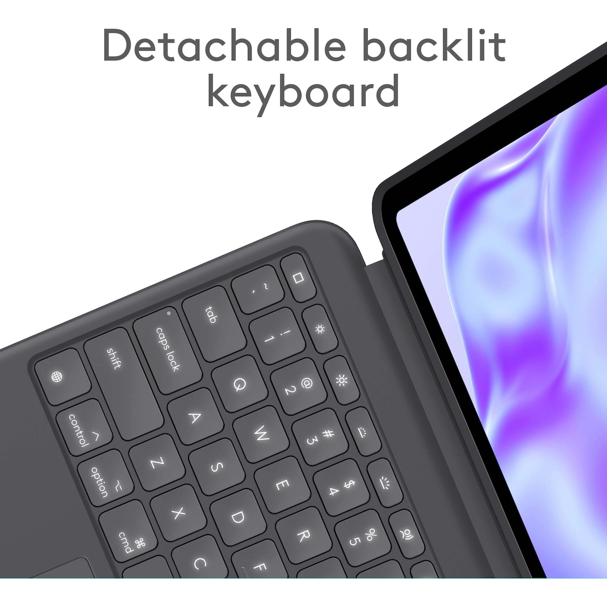 Logitech Combo Touch tastaturdeksel for for iPad Pro 13 (M4) (grafitt)