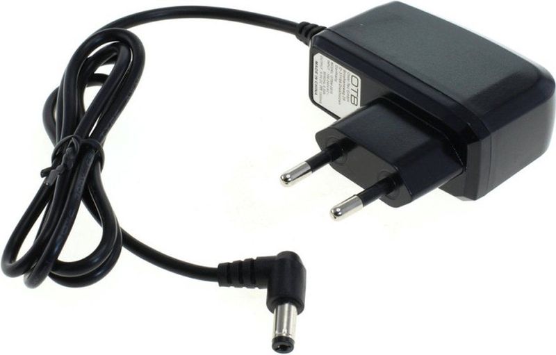 Voedingsadapter - 9V DC - Oplader - Zwart - 1,5A - 13,5W - 5,5 x 2,1mm