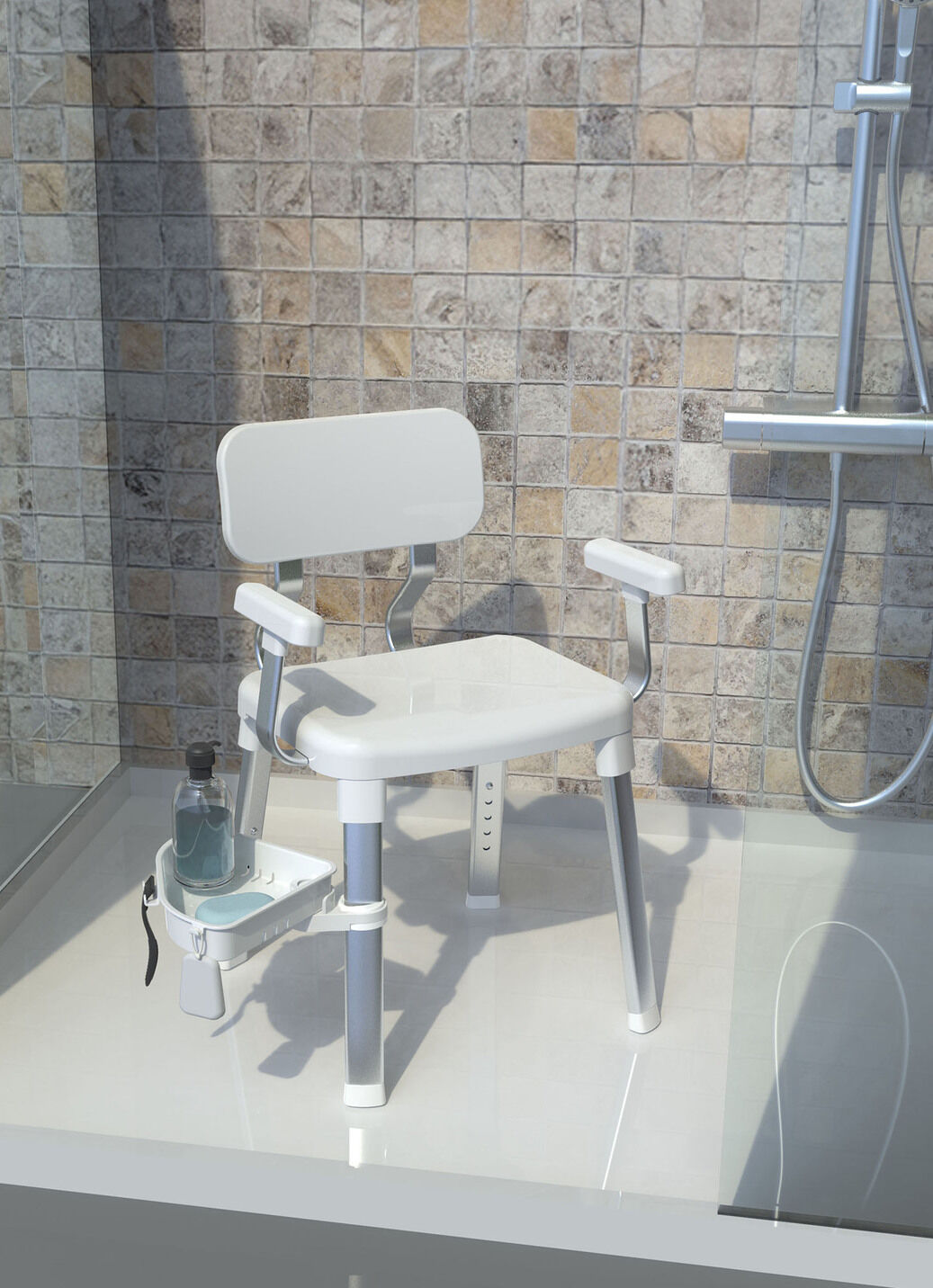 Für sicheres Duschen und Baden - Dusch- und Badestuhl