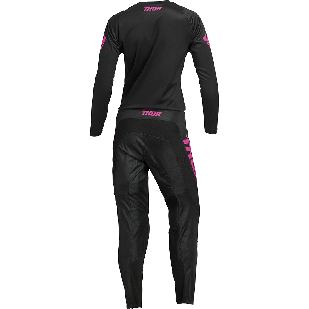 Thor Motocross - Maillot femme Sector Minimal Noir / Rose