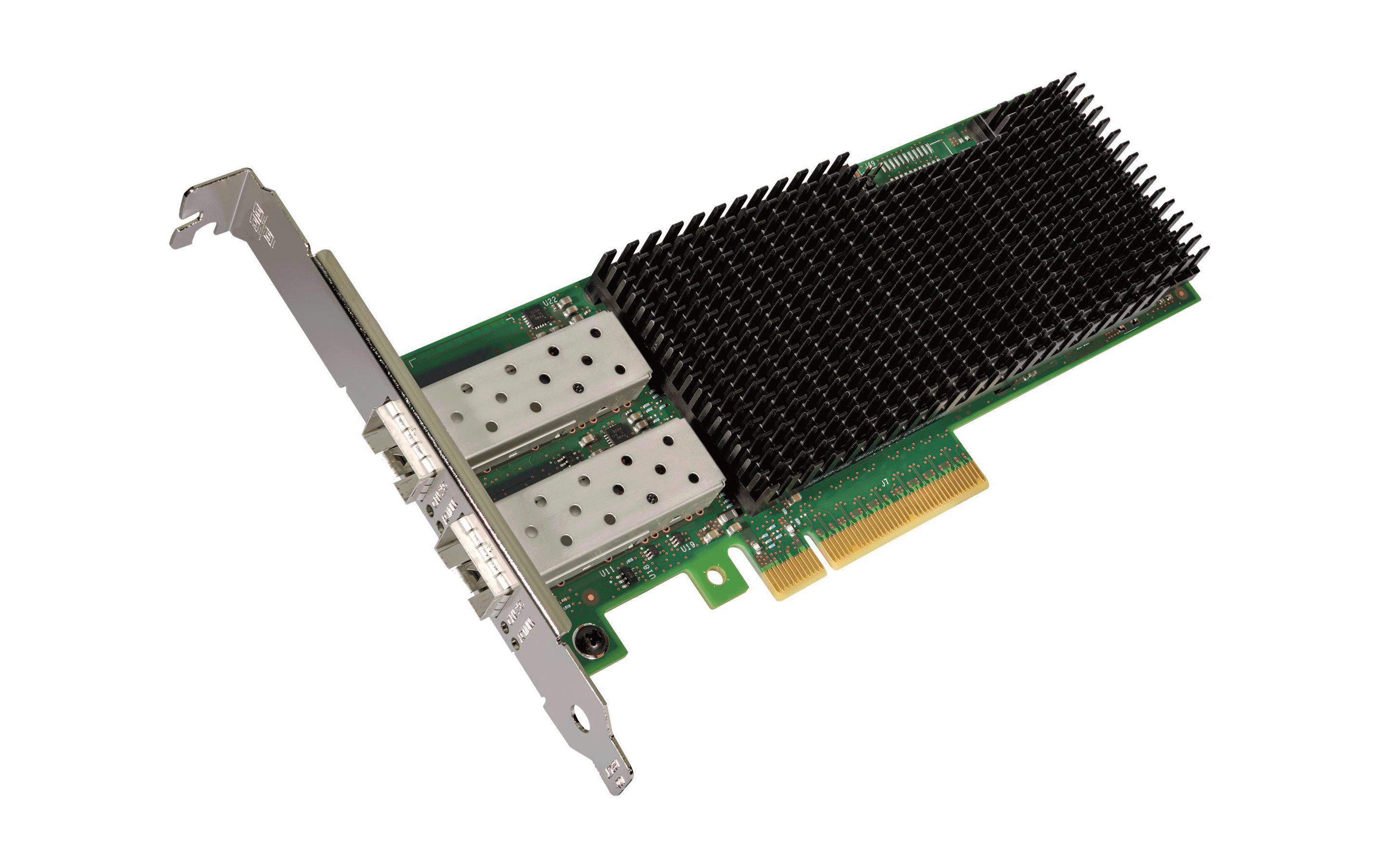 SFP28 Netzwerkkarte XXV710DA2BLK 2xSFP28, 25Gbps<br>Intel SFP28 Netzwerkkarte XXV710DA2BLK für SFP28-Direkt Attached Kabel