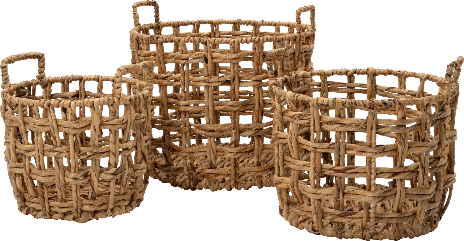 Intratuin opbergmand Ireen naturel D 35 H 34 cm
