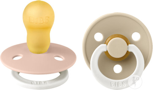 Bibs Colour Sucettes 18+Mois Taille 3 Blush Glow + Vanille Glow 2 Pièces