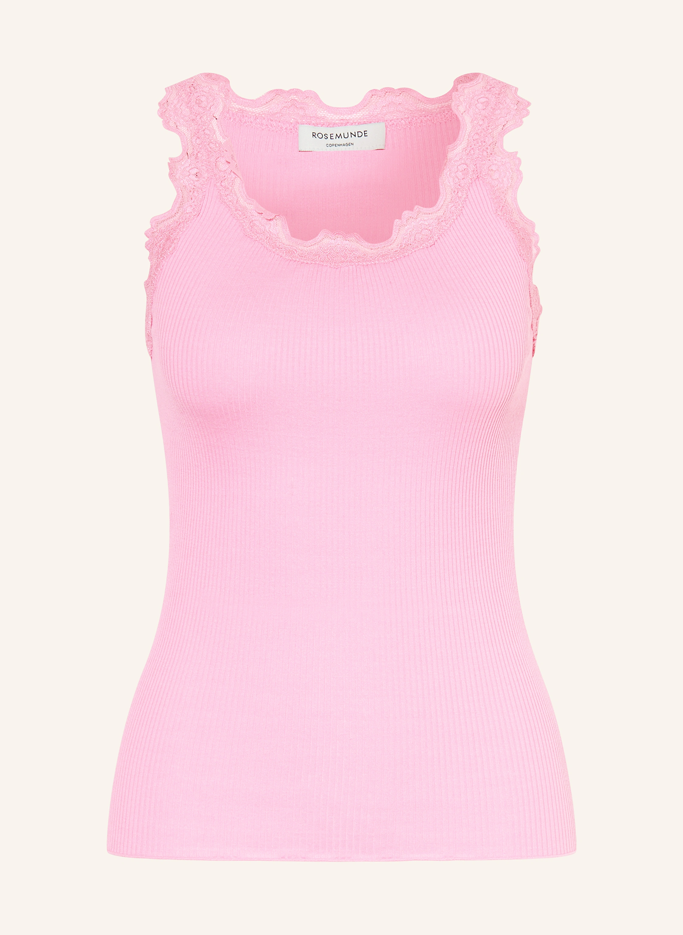 rosemunde Seidentop BABETTE mit Spitze
