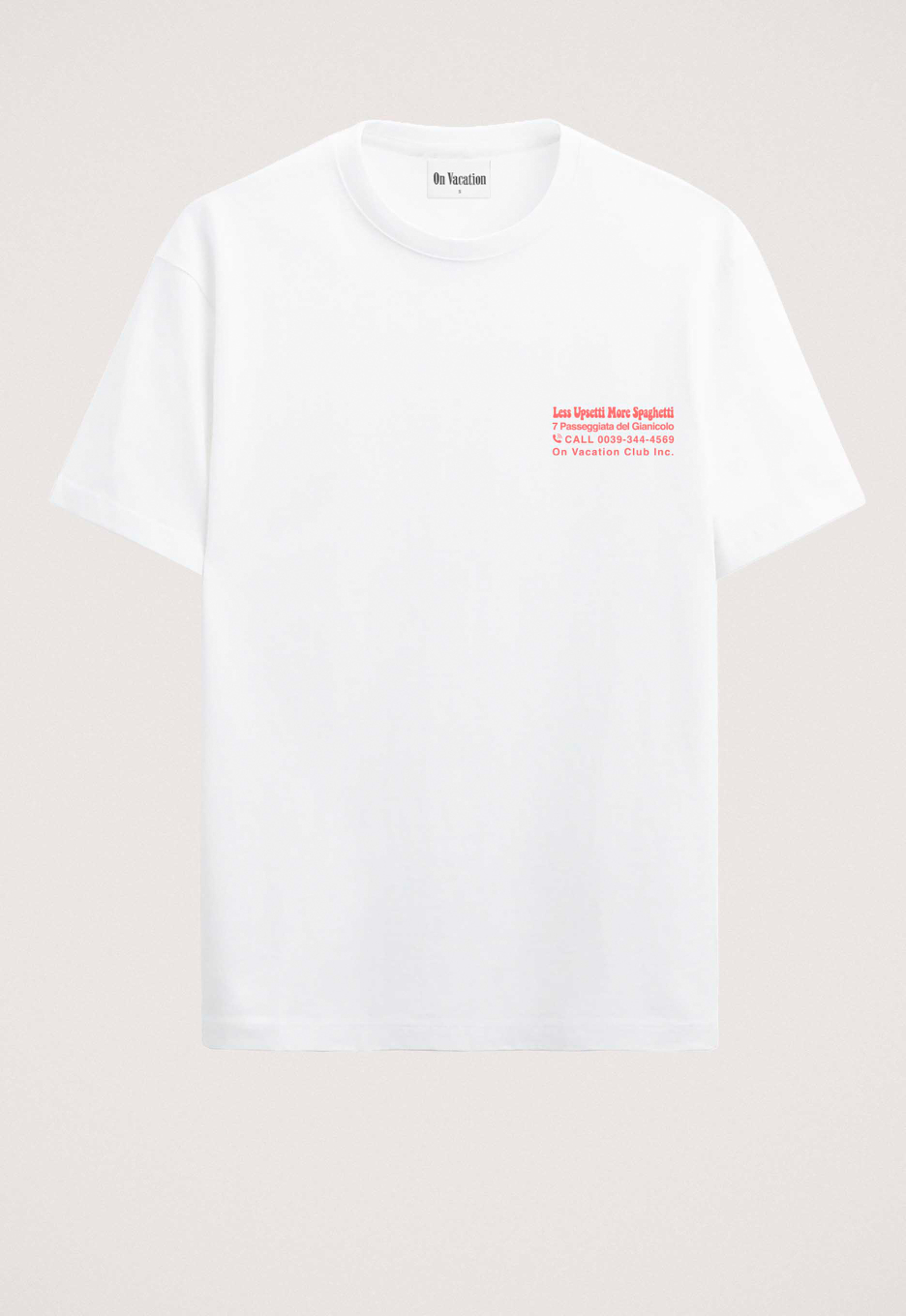 On Vacation Less Upsetti T-shirt