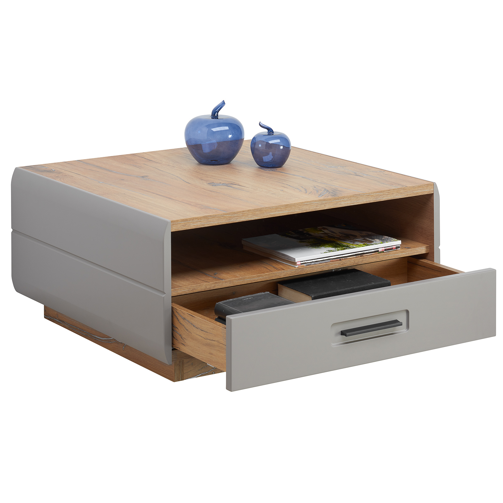 Luca Bessoni Couchtisch AURIS - Basalt-Flagstaff Eiche
