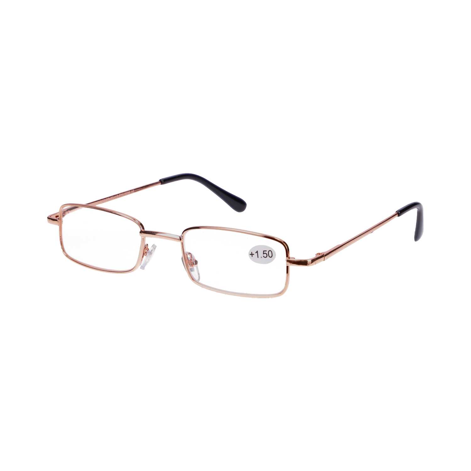 Star Optic Lesehilfe MD6 aus Metall +1,5 Dioptrien gold glänzend
