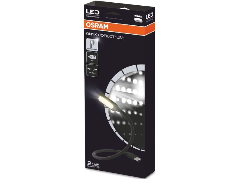 OSRAM ONYX COPILOT LED 12/24V USB-Anschluss LKW/PKW LED-Leselicht