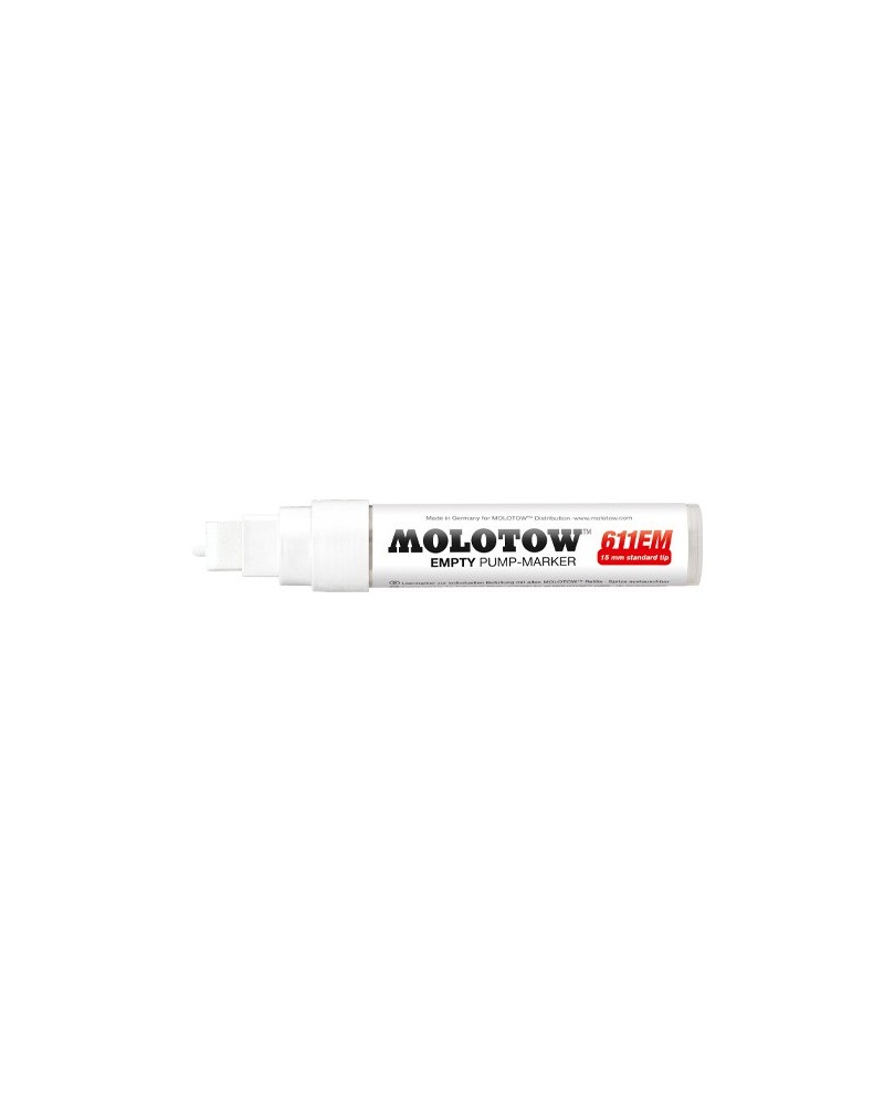 611 EM 15 mm marqueur vide Molotow