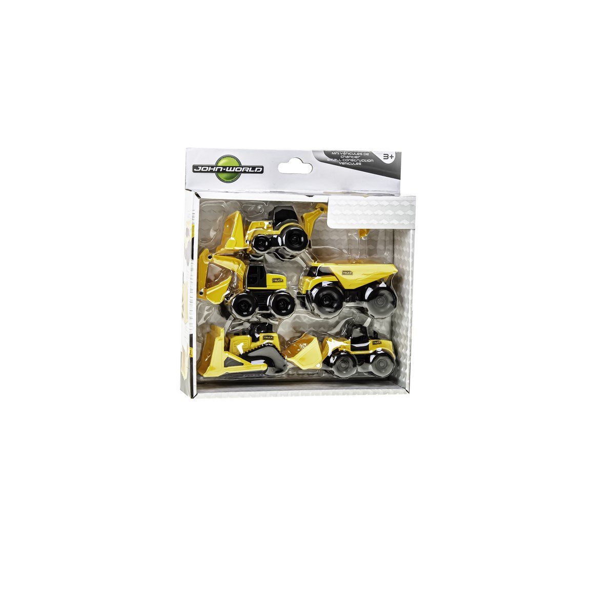 Coffret 5 mini véhicules de chantier John World