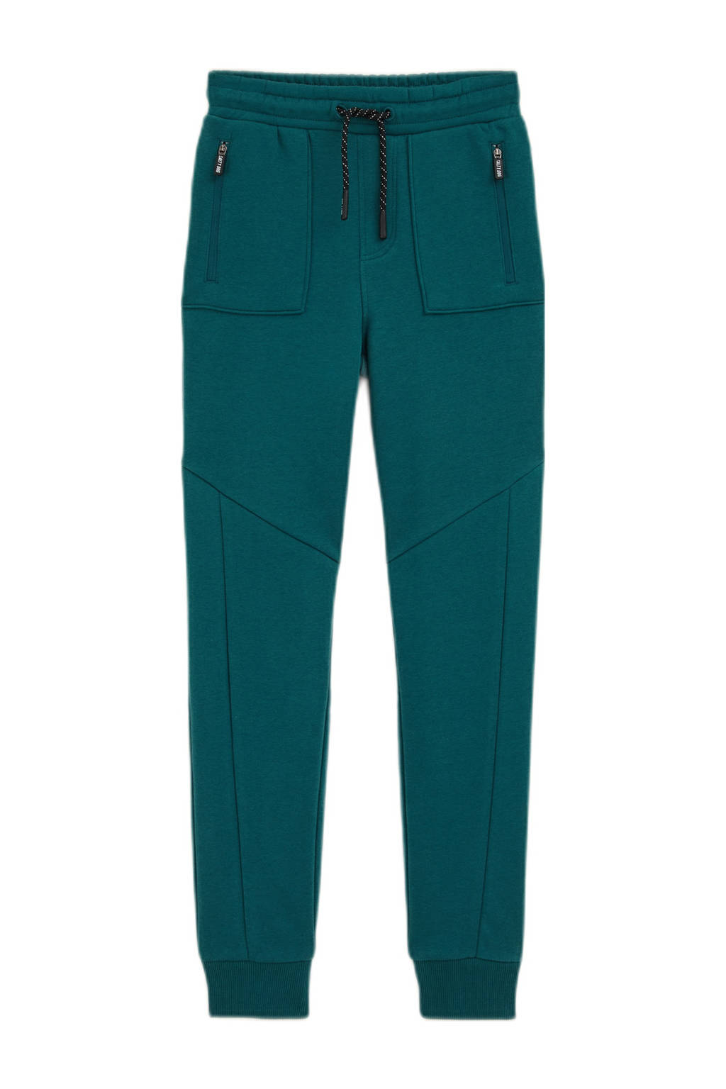Salty Dog slim fit joggingbroek donkergroen