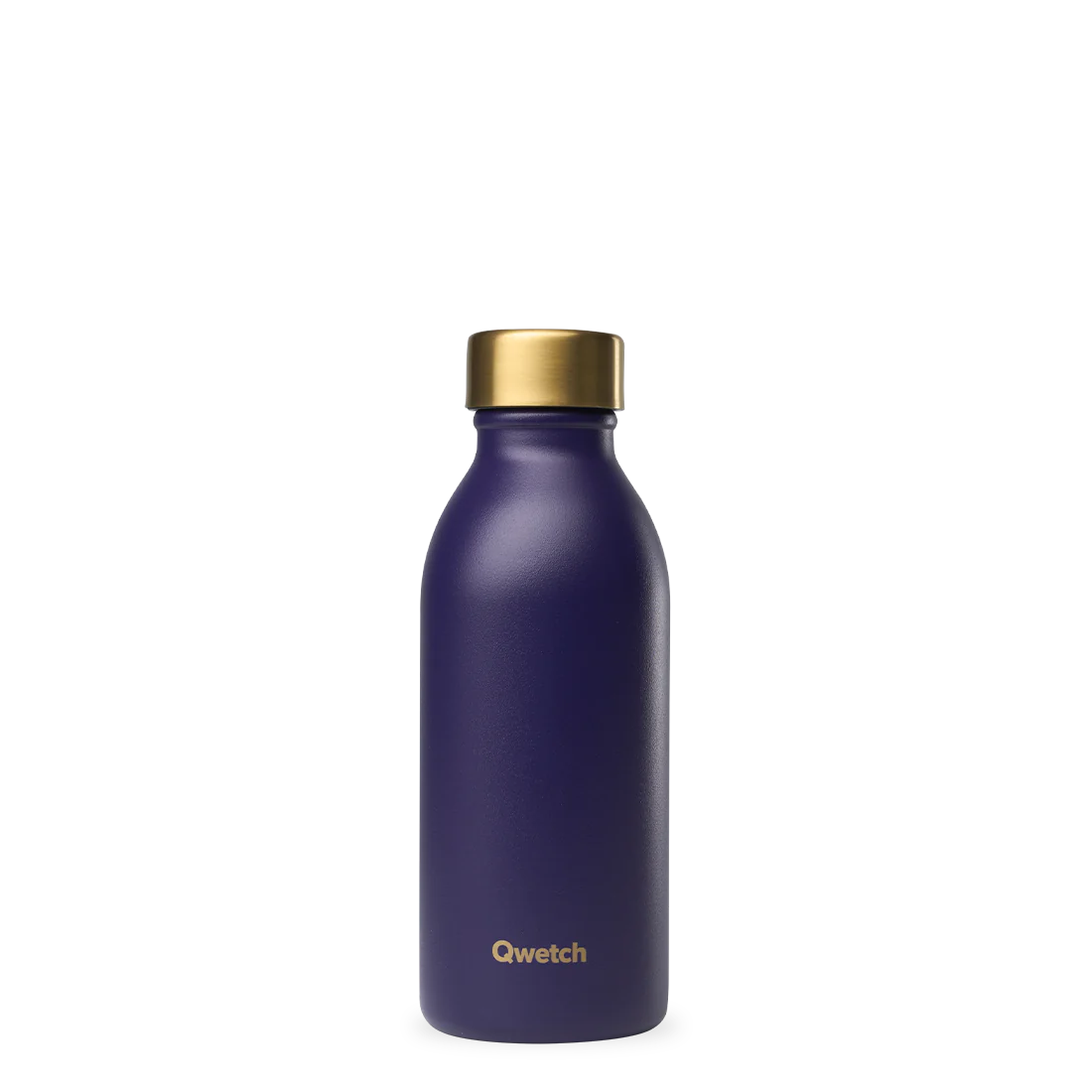 Bouteille Isotherme Icon Violet obscur & Or - Qwetch