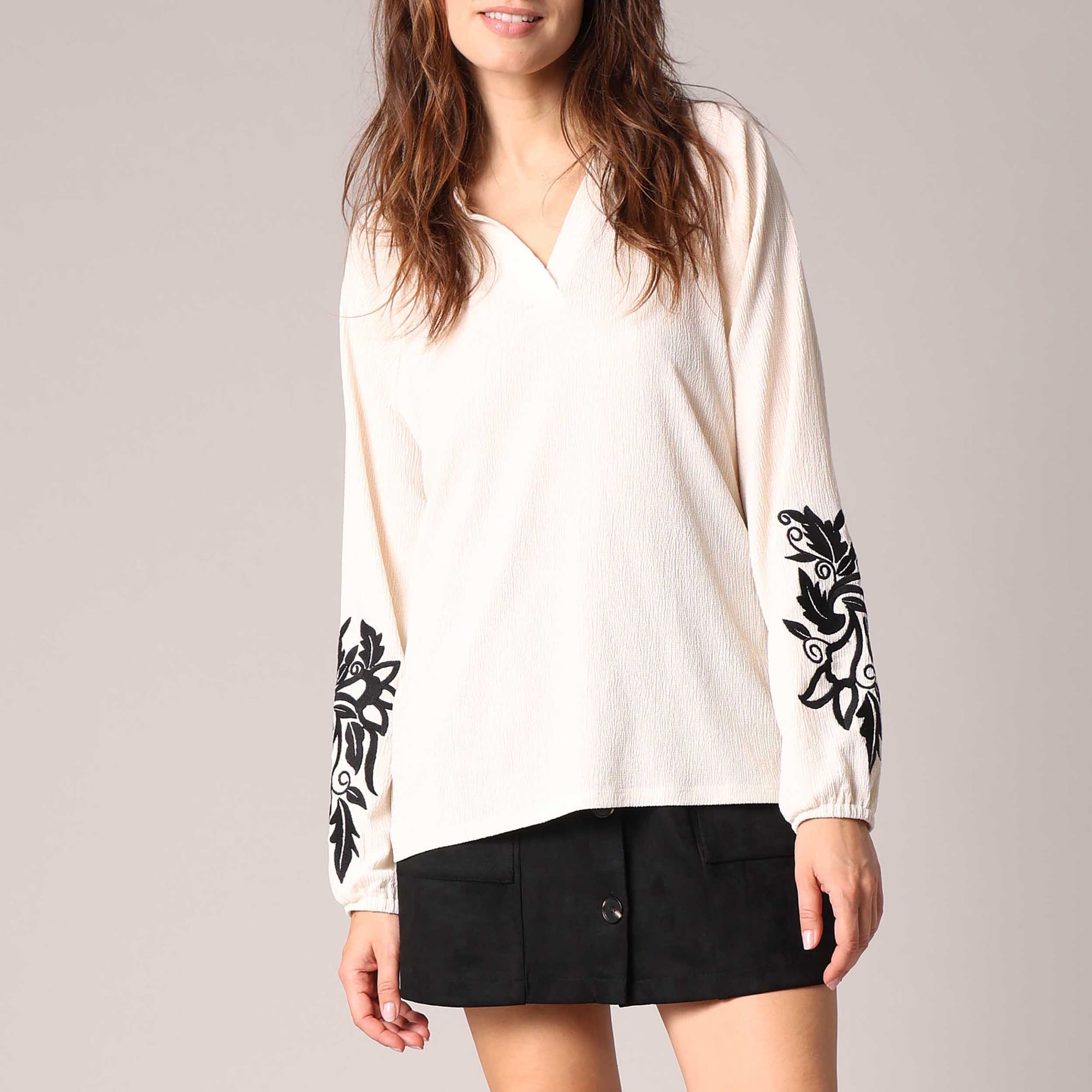 Blouse Femme beige