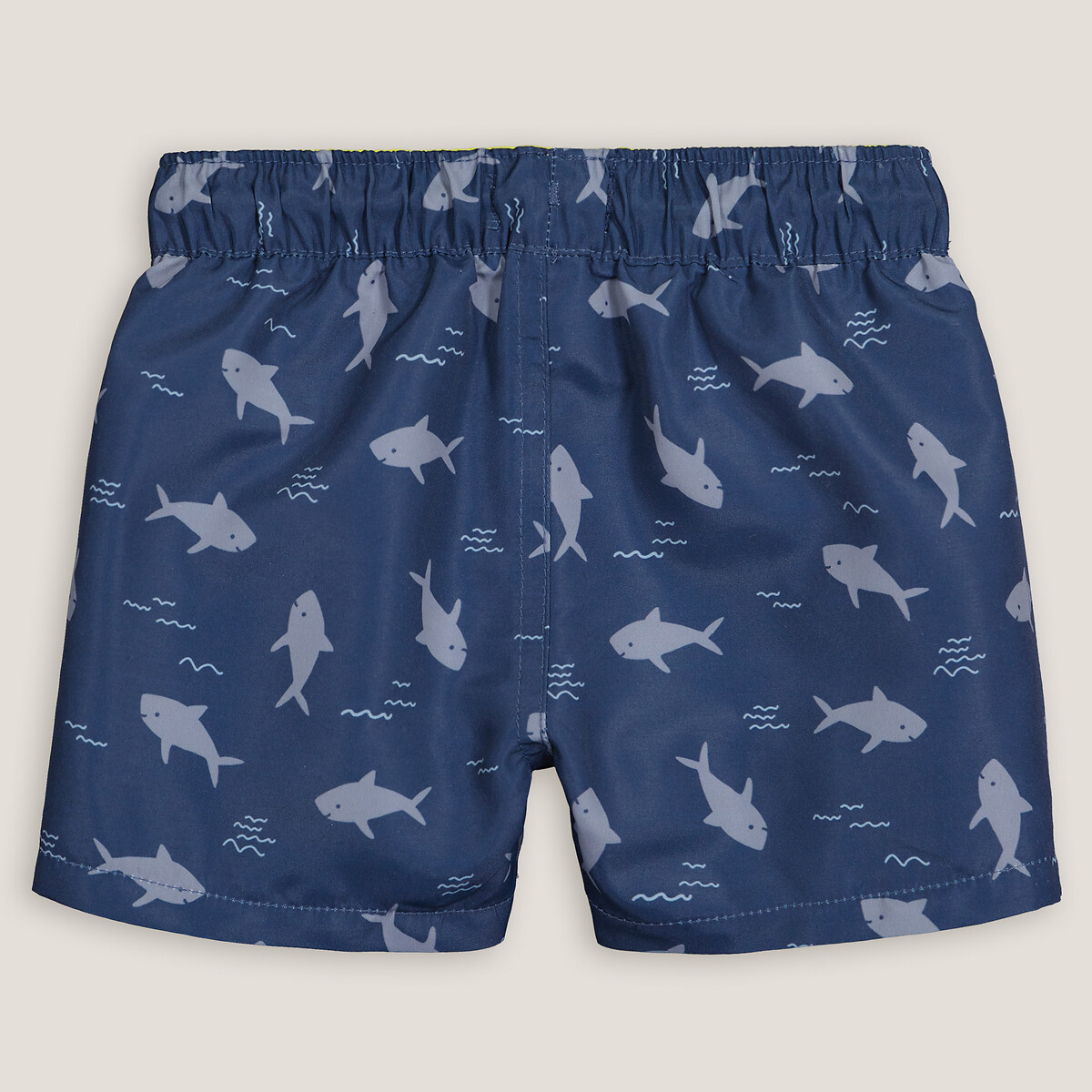 COLEÇÃO LA REDOUTE<br>Shorts de banho com estampa de tubarão
