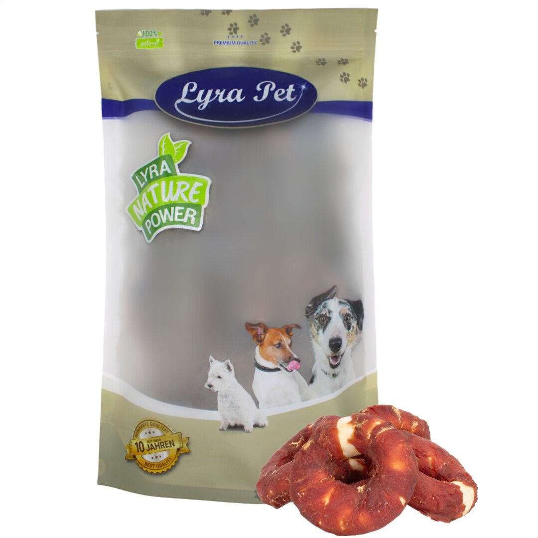Lyra Pet® Kauringe mit Entenbruststreifen