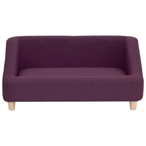 Sofá retangular para cães, roxo