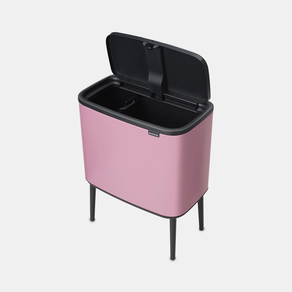 Bo Touch Bin, met 2 binnenemmers, 11   23 liter - Lilac Pink