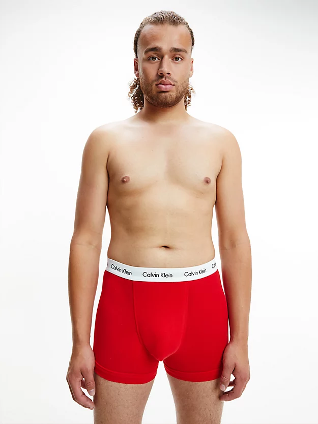 Pacote com 3 Cuecas Boxer - Algodão Elástico