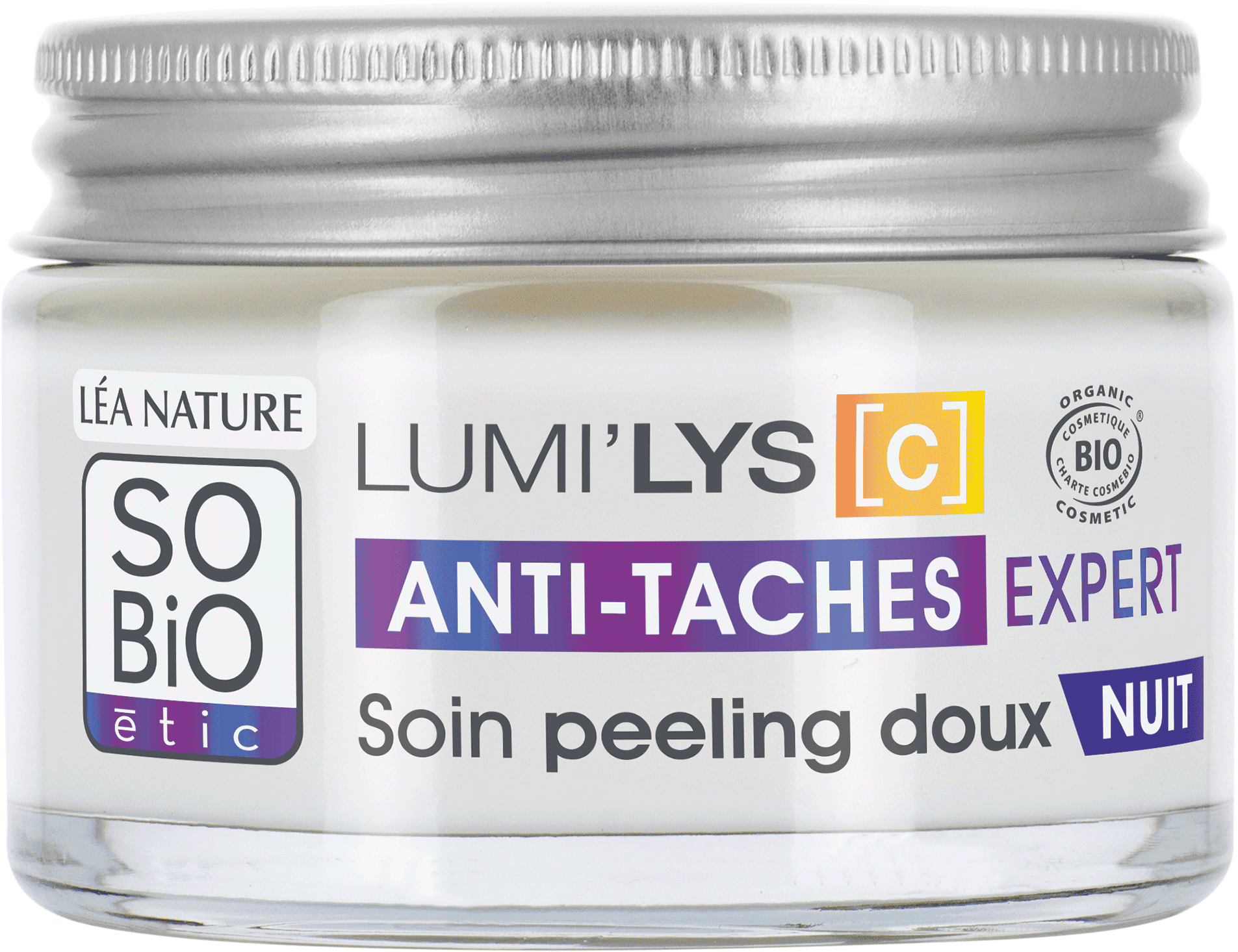 LÉA NATURE SO BiO étic  LUMI'LYS [C] Sanftes Nacht-Peeling, 50 ml
