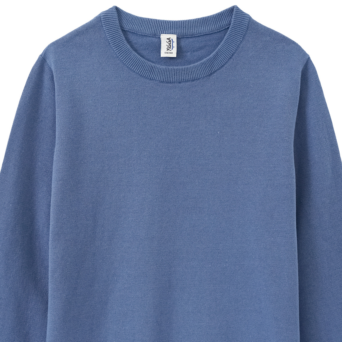 Yigga Jungen Pullover aus Feinstrick blau