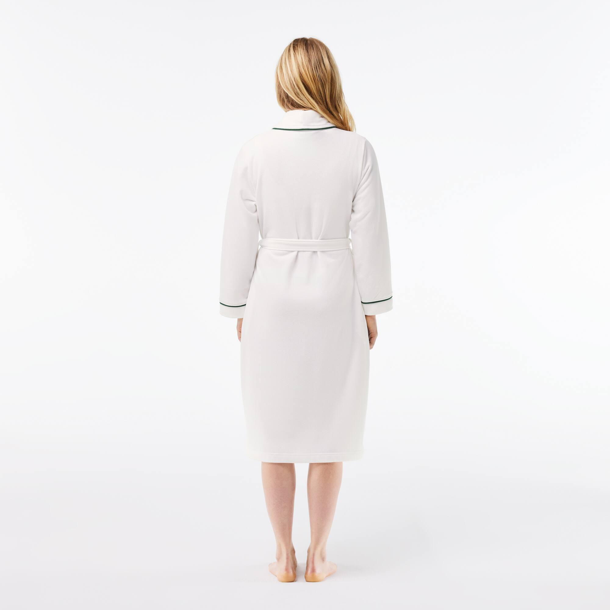 L Bademantel aus Piqué Bademäntel - Weiss - Lacoste - Damen