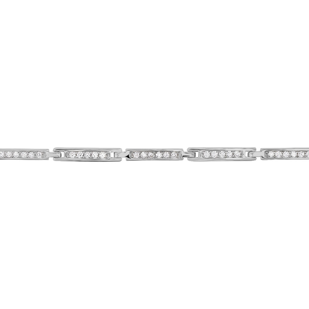 Bracelet Celoni Argent Blanc Oxyde De Zirconium
