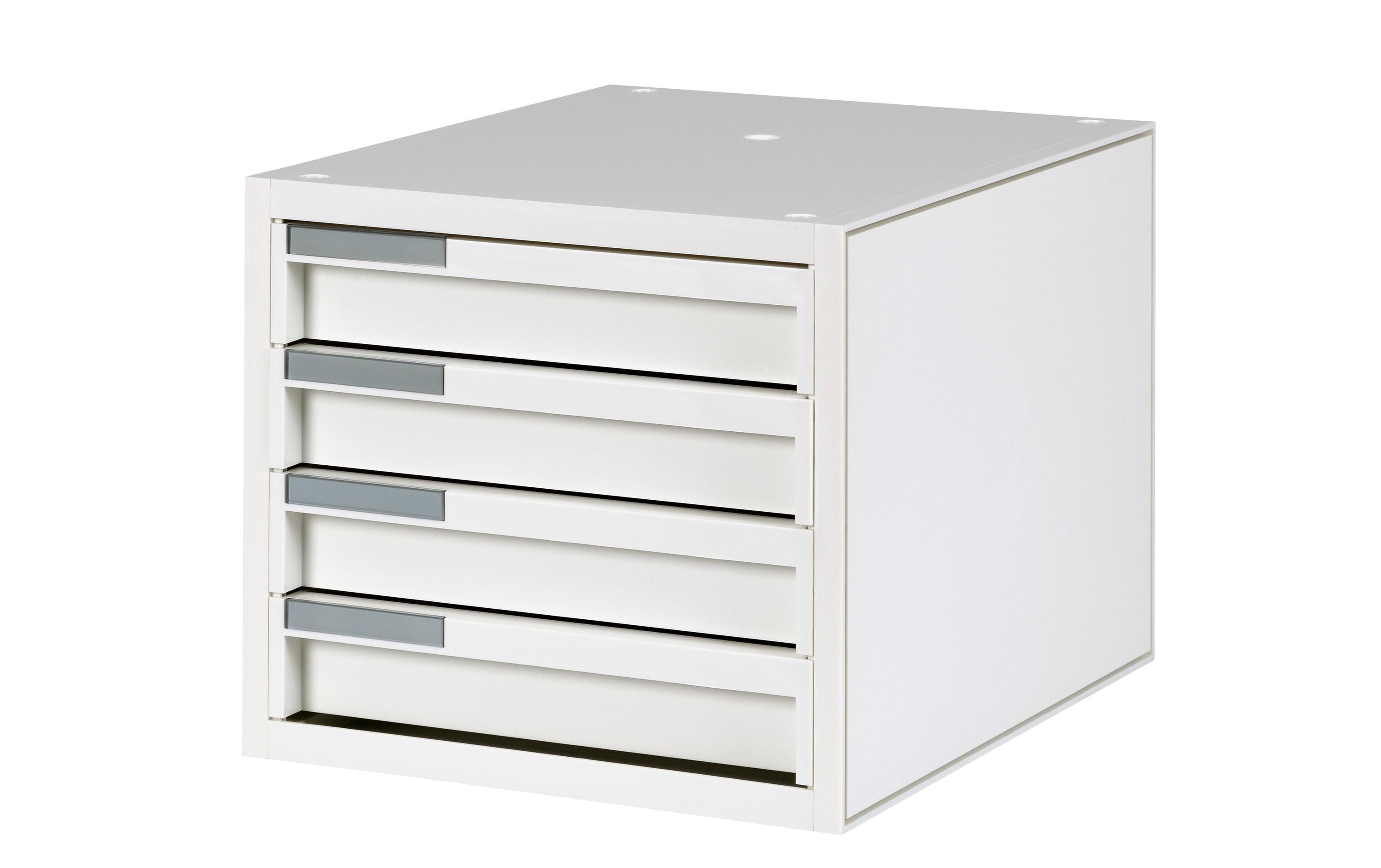 Schubladenbox Styrokay 4 Schubladen<br>Box für wichtige Dokumente