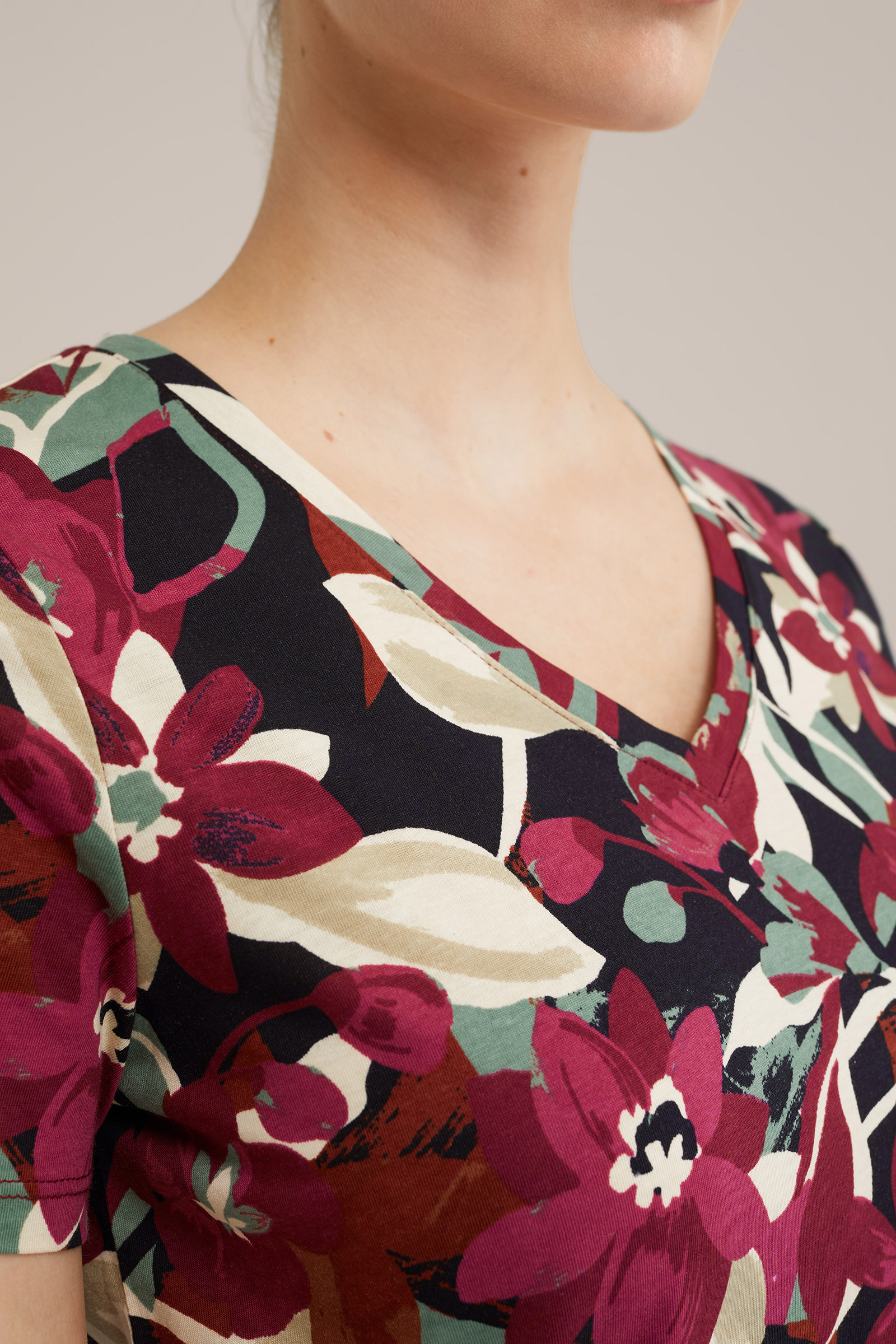T-shirt met dessin WE Fashion Multikleur