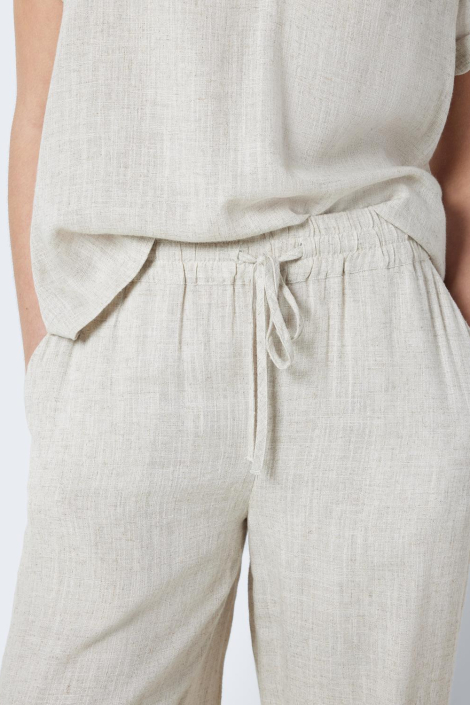 Noisy may ecru dames broek
