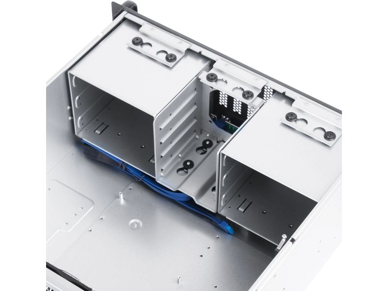 SilverStone Gehäuse RM41-506 Rackmount-Gehäuse mit zwei vorinstallierten 80-mm-PWM-Lüftern