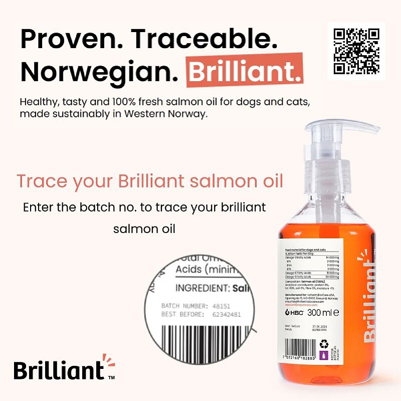 Brilliant Zalmolie Hond Kat (OP=OP) | 1000 ml | 13794.1
