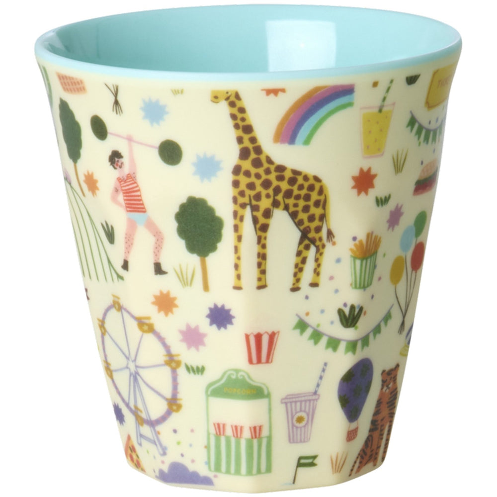 Køb Rice Mint Fun Fair Print Melamine Kids Kop Small 160 Ml