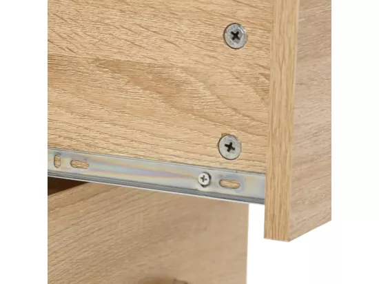 Ensemble de meubles salle de bain 7 pcs chêne bois d'ingénierie