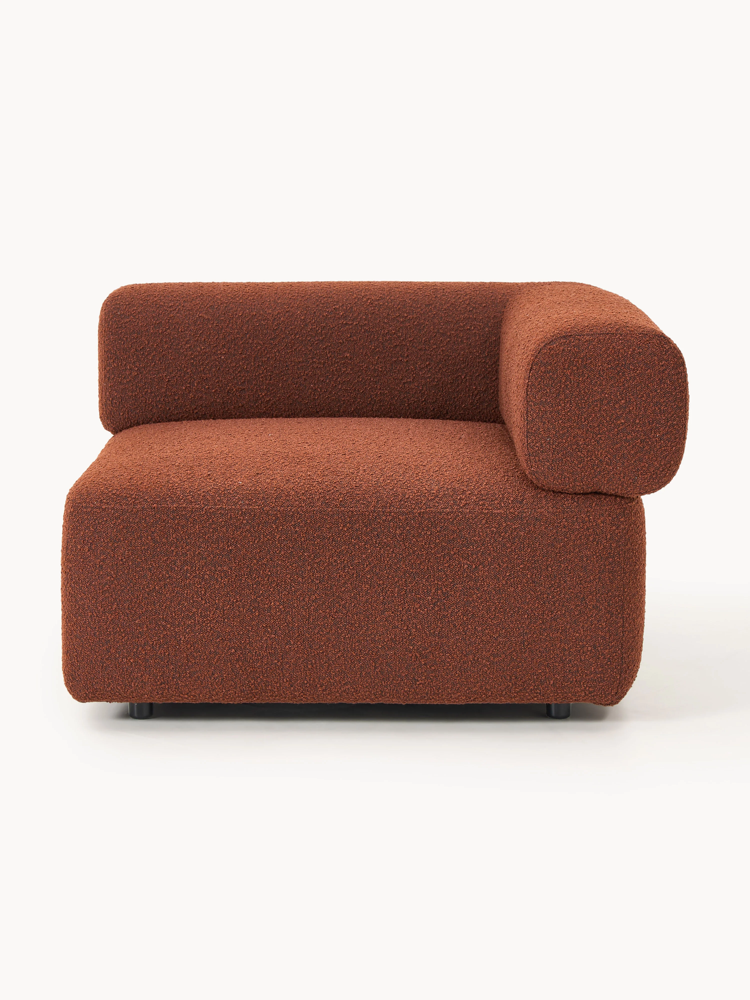 Bouclé hoekmodule Anton