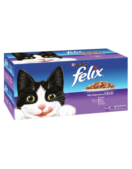 Felix Multipack Maaltijdzakjes Mixed Selection - Kattenvoer