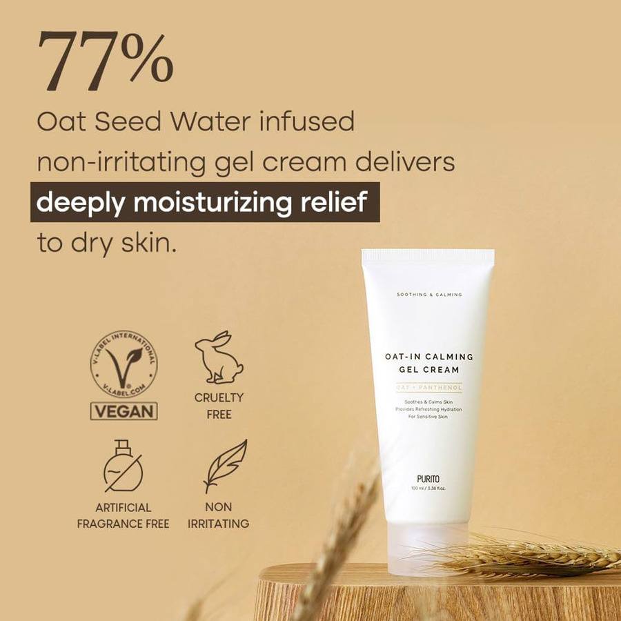 Purito Oat-in Calming Gel Cream 100ml