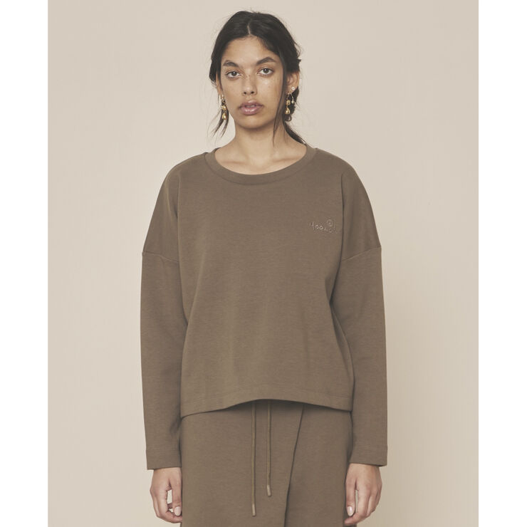 Moonchild Yoga Wear Moonchild Box Sweatshirt Storm