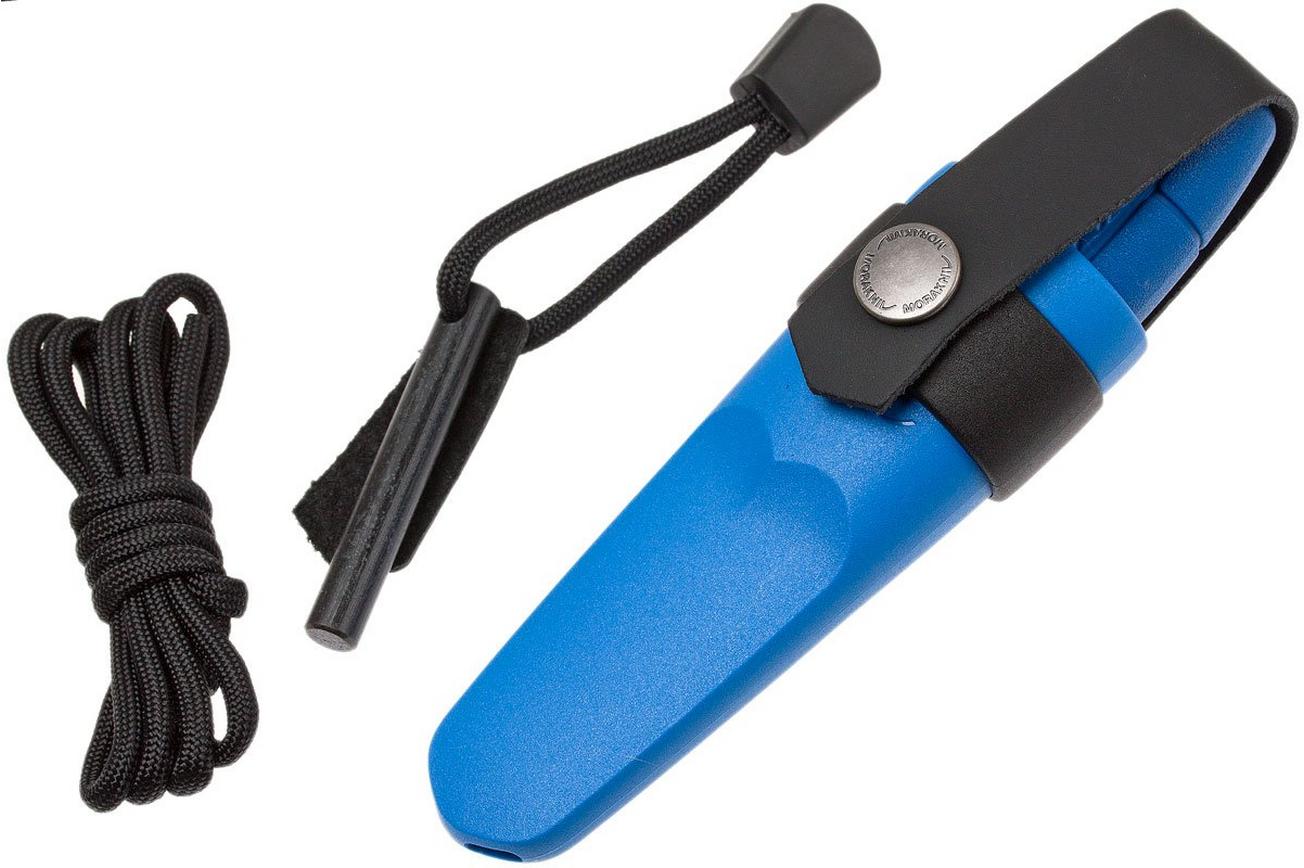 Mora Eldris Blue 12631 nekmes met luxe schede en firesteel