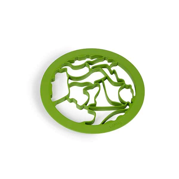 Emporte-pièces forme animaux vert Lékué