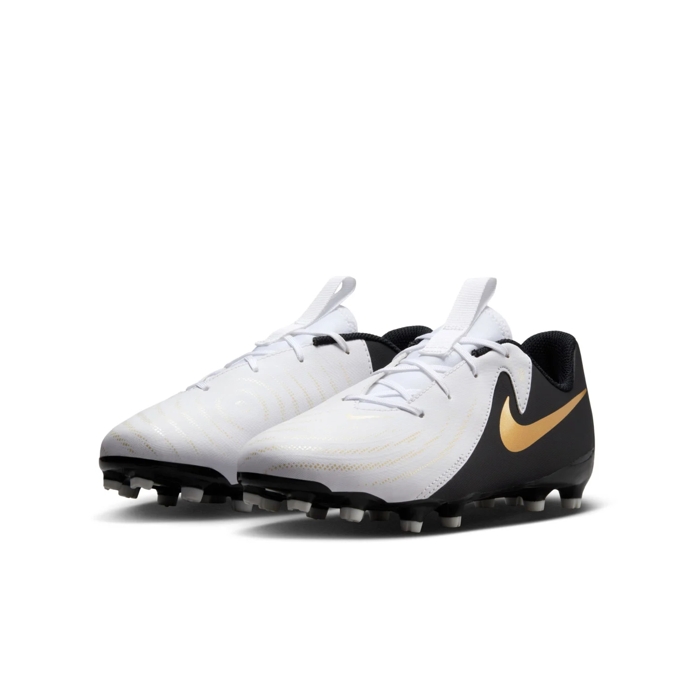 Nike Phantom GX II Academy FG/MG Voetbalschoenen Junior Zwart