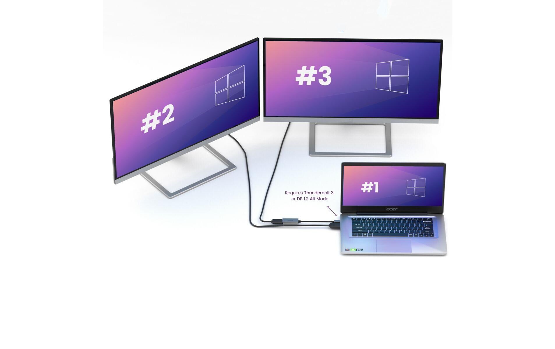 Adapter Connect USB-C > DisplayPortUSB-C auf DisplayPort Adapter