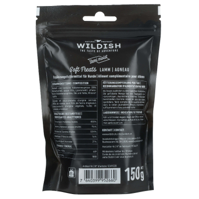 Wildish Dog Semi-Moist Treats Lamm 150g