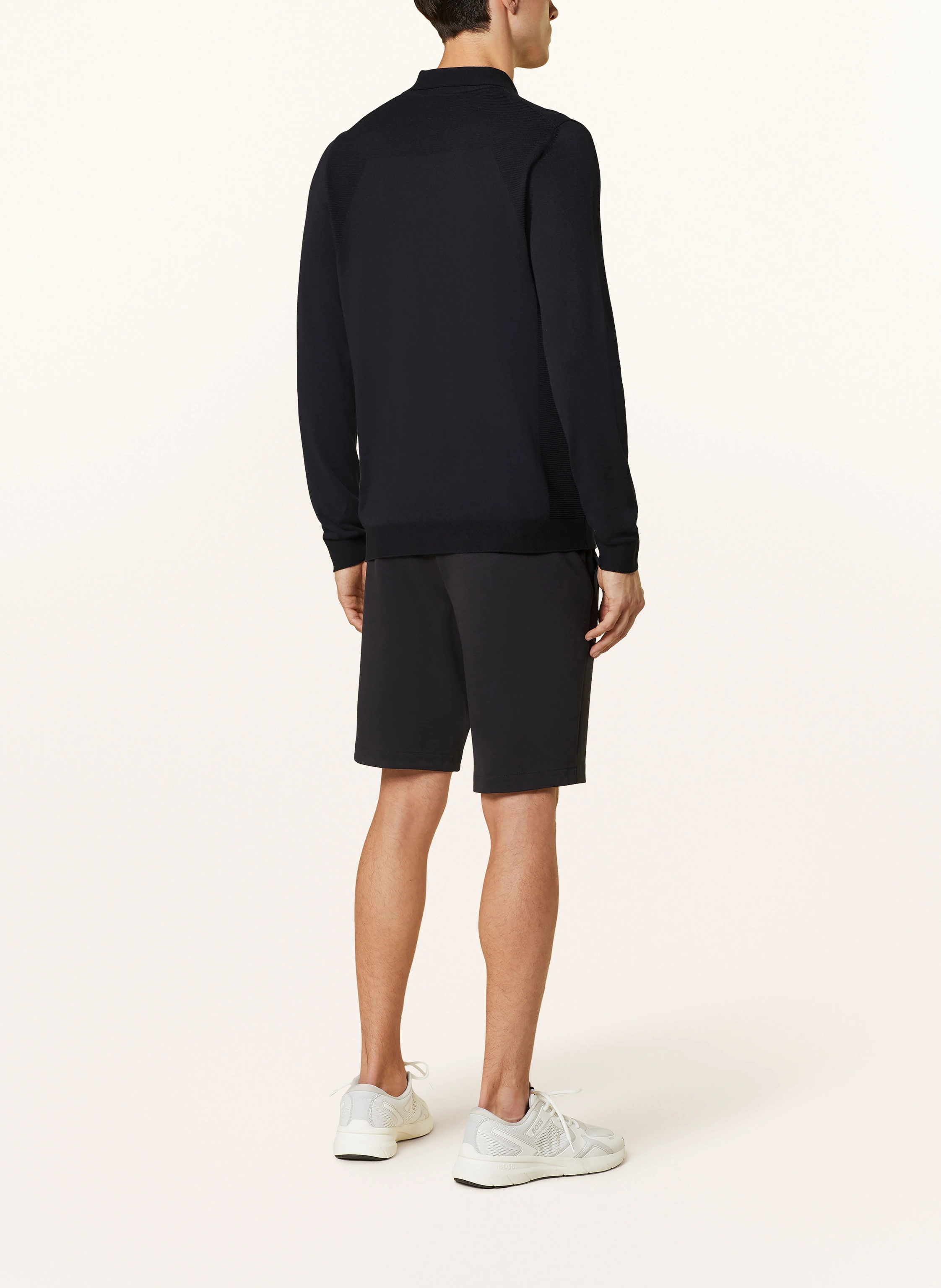 BOSS Strick-Poloshirt MOMENTUM_LITE