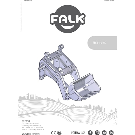 Falk Toys frontlæsser