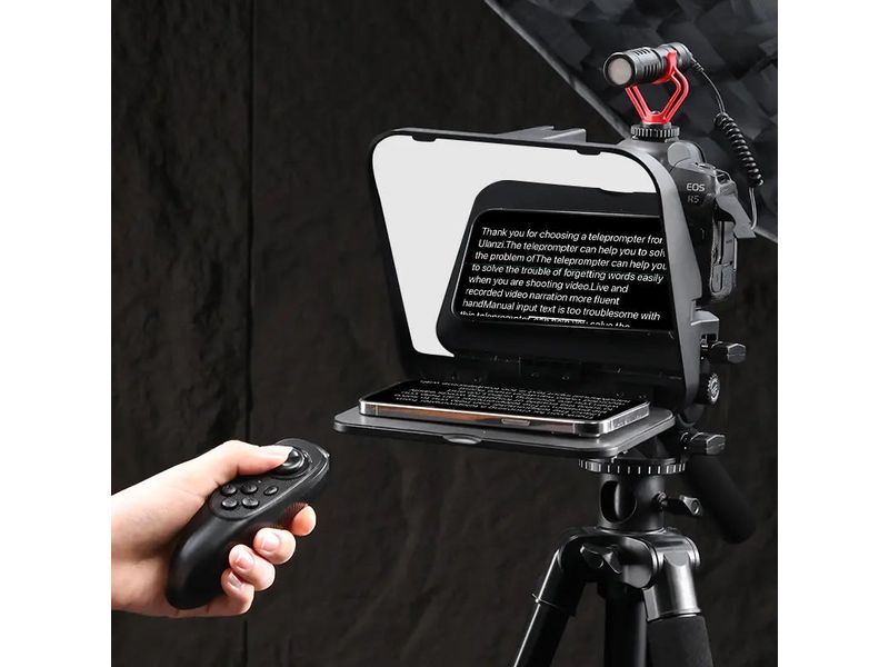 Ulanzi Teleprompter für Smartphones/Kameras RT02 Teleprompter für Handys, Tablets und Kameras