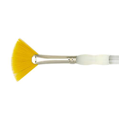 Royal & Langnickel Soft-Grip Gold-Taklon Pinsel, Fächer, Serie SG850