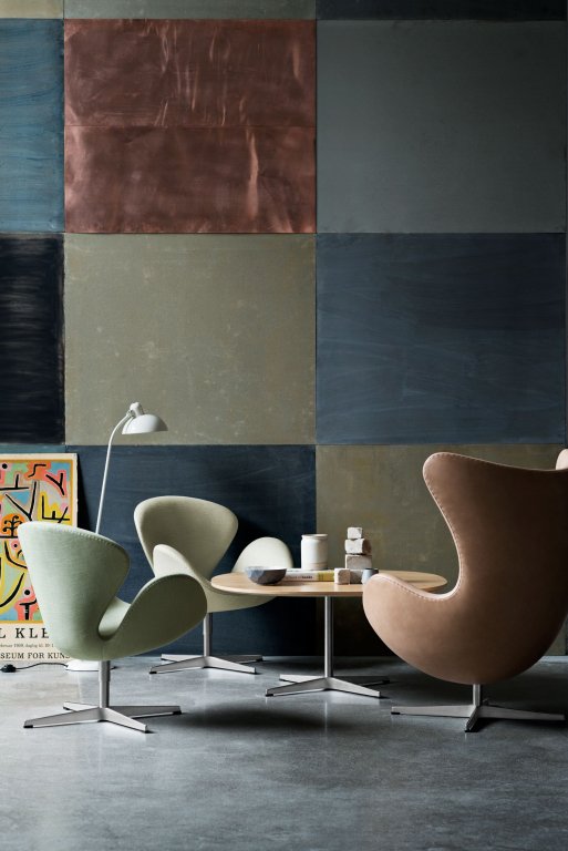 Fritz Hansen A203 salontafel wit laminaat 100x100