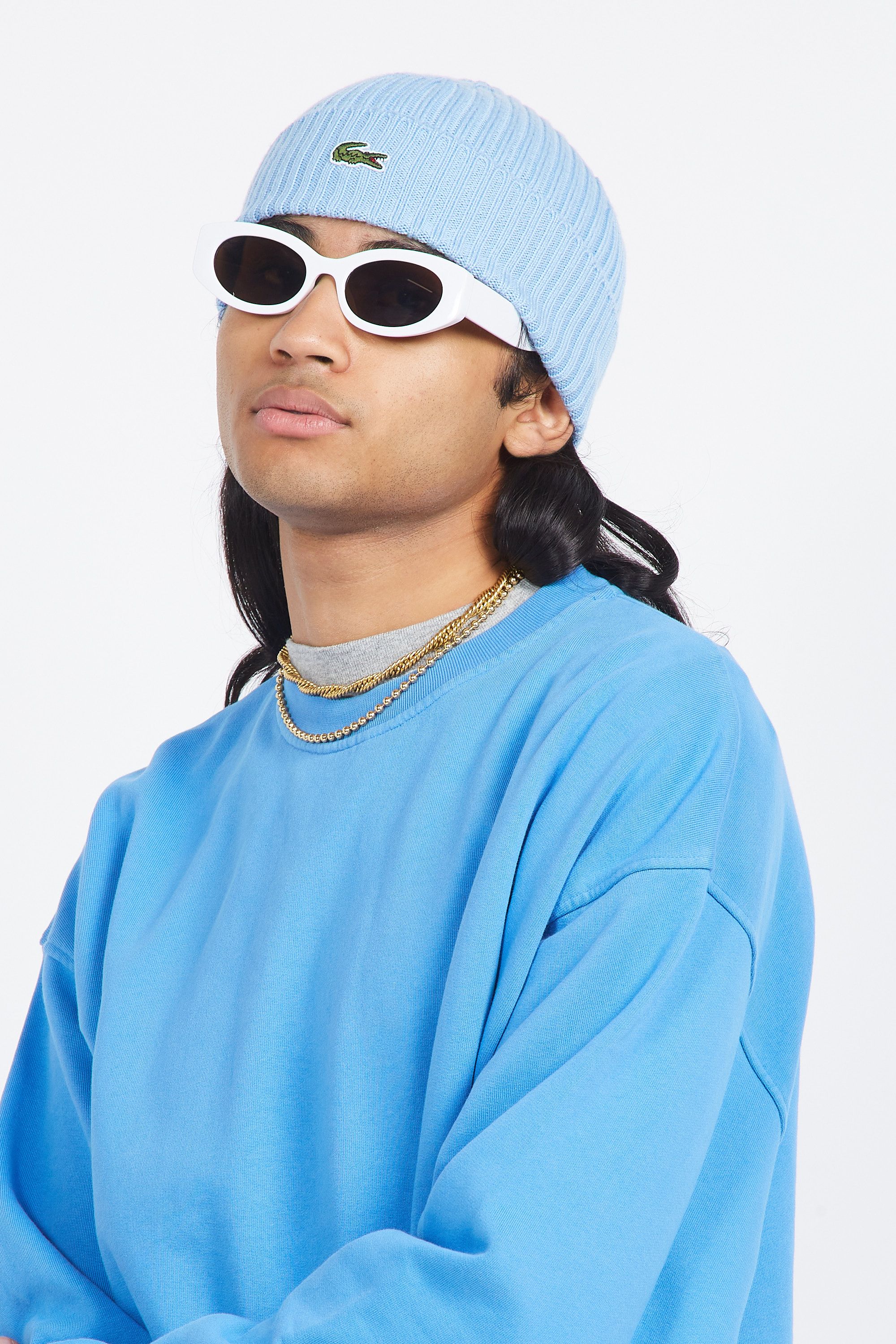 LACOSTE Bonnet   CORE BEANIE  Bleu