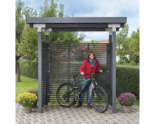 Trend Konsta overkapping 240 x 150 x 234 cm antraciet