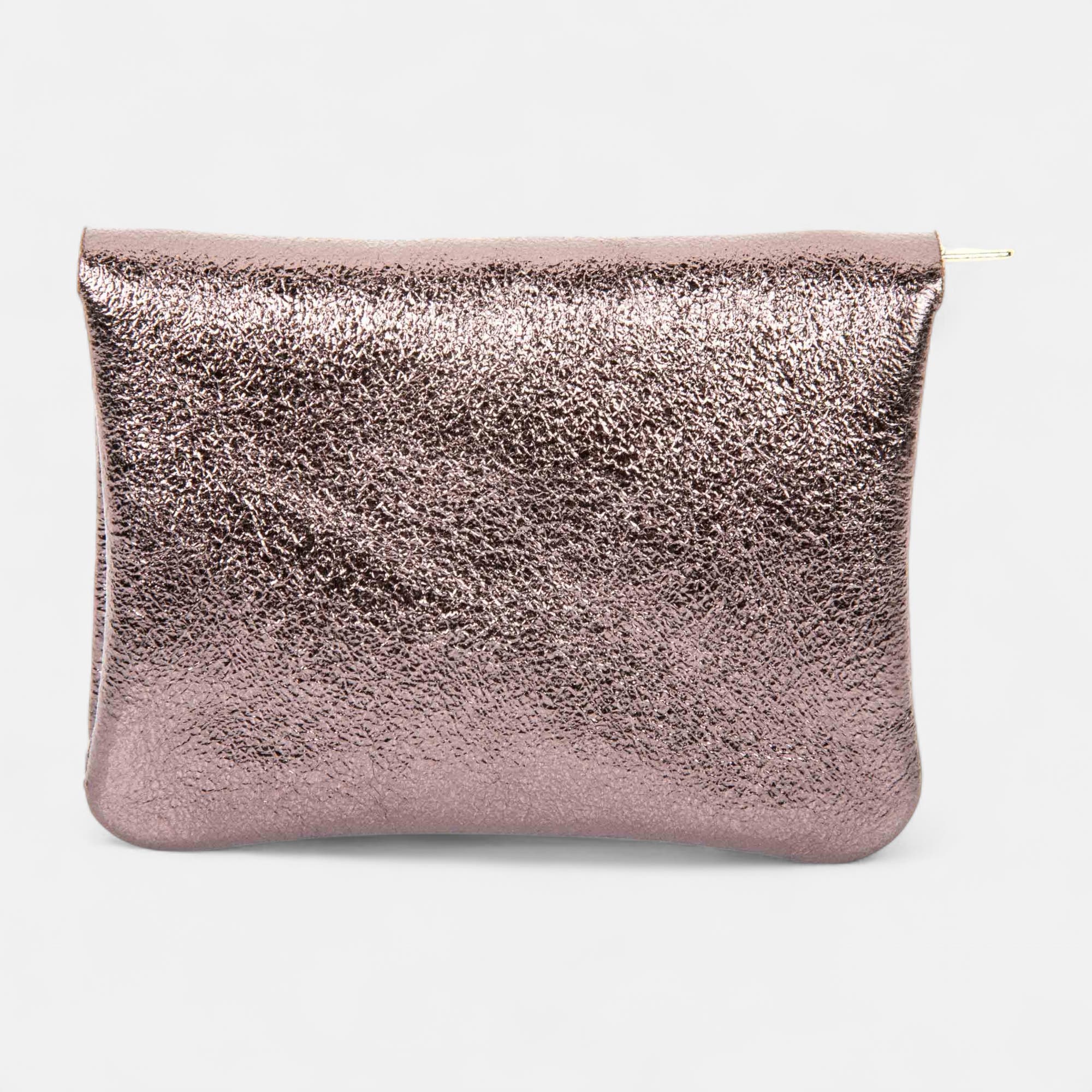 Petite maroquinerie en cuir marron